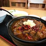 Aji no Michi - 牛肉の四川風煮込み定食:1,180円