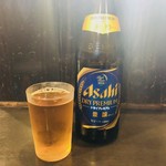 手打うどん すみた - 瓶ビール ドライプレミアム（600円）