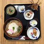 深川家揚羽の蝶 - 蕎麦定食温かい山芋蕎麦ー1500円