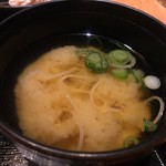 Uotami Takamatsu Ekimae Ten - 素麺の入った味噌汁