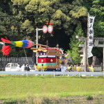 菓子工房　オヤマダ - 帰りに田川で見たお祭り