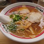 すわき後楽中華そば - しょうゆラーメン　@660