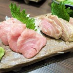 中落ち100円の居酒屋 まぐろんち - 本まぐろ脳天刺￥1290