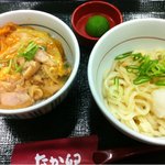 なか卯 - 親子丼ミニ３９０円とすだちうどん（小）１９０円