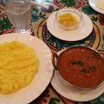 NEW TAJ PALACE  - １カレーセット（￥１１８０）