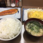 Ofukuro - 卵焼き定食にシャケをトッピング