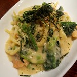 Dining bar Toshimasen - スモークサーモンの明太クリームパスタ910円