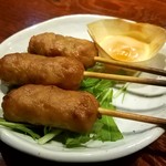 Dining bar Toshimasen - 鶏つくね燻製530円