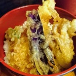 松月庵 八溝そば - ミニ天丼