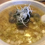 かくえん - あさりラーメン700円大盛100円増し