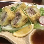 季彩 - 玉ねぎと牛肉のはさみ揚げ