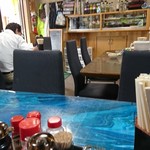 福食堂 - 店内(テーブルのみ)