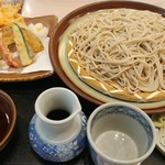 Suginoya Honjin Ujie Ten - 新鮮野菜天ざるランチ　９５０円