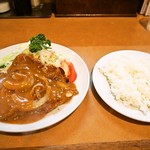 洋食の店とん助 - 料理写真:Ｗポークチャップ　＆ ライス