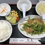 Yan Yan - 青椒肉絲のサービスランチ定食 