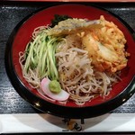 Soba Dokoro Yanagian - 冷やしかき揚げ蕎麦