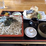 Soba no Aoyama Tei - 天ざる 大盛り