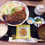 八尾ゆめの森　ゆうゆう館 - とんテキ定食