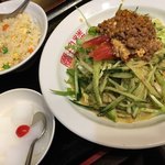 Keichinro Hamamatsucho Daimon Ten - 冷し担々麺と半チャーハン