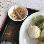 琥珀物語　第二章 - ミックスフライ定食 小鉢