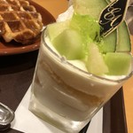 エスプレッソ アメリカーノ - 2018/7/7 ランチで利用。
メロンのショートケーキ(セット)(700円)