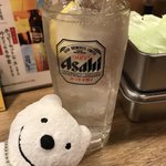 串かつ でんがな - なにわシルバー Naniwa Silver Shochu Highball at Kushikatsu Dengana, Ryogoku！♪☆(*^o^*)