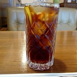 喫茶＆軽食 あかね - 土曜日はランチにコーヒーが無料で付きます。けどコーヒー飲めないからアイスティーにかえてもらえますた。