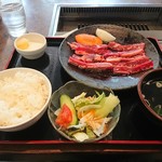 Anrakutei Tsukuba Ten - 中落ちカルビランチ