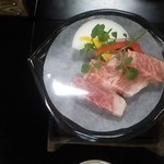 清流荘 - 村上牛です。(*^^*)