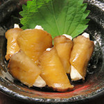 Smoked Daikon with Cream Cheese