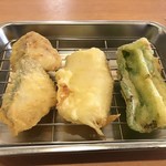 Tempura Maruki - 鯵・イカ・ピーマン