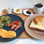 アカシデ カフェ - モーニングCセット