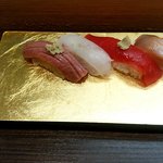 Sushi Takan - 大トロ、ヒラマサ、赤身