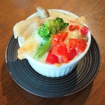 ぺこぺこのはたけ - 野菜ごろごろグラタン