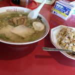 Ramen no Kouzan - 塩ラーメンと半チャーハン