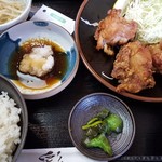 元治郎 - 木曜限定唐揚げ定食(おろしポン酢別オーダー)