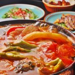 TARAKO - 【120分飲み放題付】選べる鍋コース（全7品）3800円※前日迄に要予約　（写真は大人気のトマト鍋！）