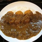 Koyo Tei - 限定30食の　牛すじカレー　￥650　+　カニクリームコロッケ　￥250