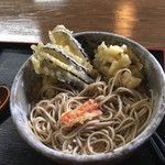 市太郎 - エビは食べてしまった天麩羅蕎麦