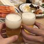 Yumihari no Oka Hotel - 瓶ビールで乾杯♫