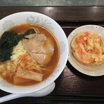 K’s工房 - 味噌ラーメンと紅生姜天