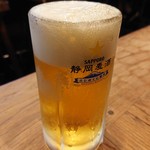 万里食堂 - 2018年10月 生ビール　500円