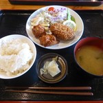 Restaurant Mikuri - 白エビコロッケ定食