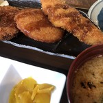 Sasazuka Sakaba Hadaka Denkyu - ミックスフライ定食¥500