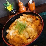 Yamamoto Ya - 板そば丼のアップ