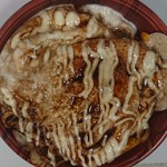 Okonomiyaki no Akebono Gokiso Ten - オム焼きそば、大盛(税込650円)