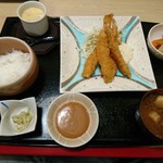 h Waka Daisho - 海老フライ定食800円 2回目