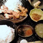 うまかもん たぬきの居食屋 - とり唐揚げ定食