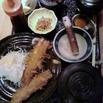 うまかもん たぬきの居食屋 - いわしフライ定食