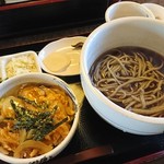 Soba Dokoro Hiba - かつ丼セット  かけ  大盛1,050円